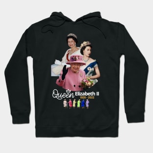 queen elizabeth vintage 1926-2022 Hoodie